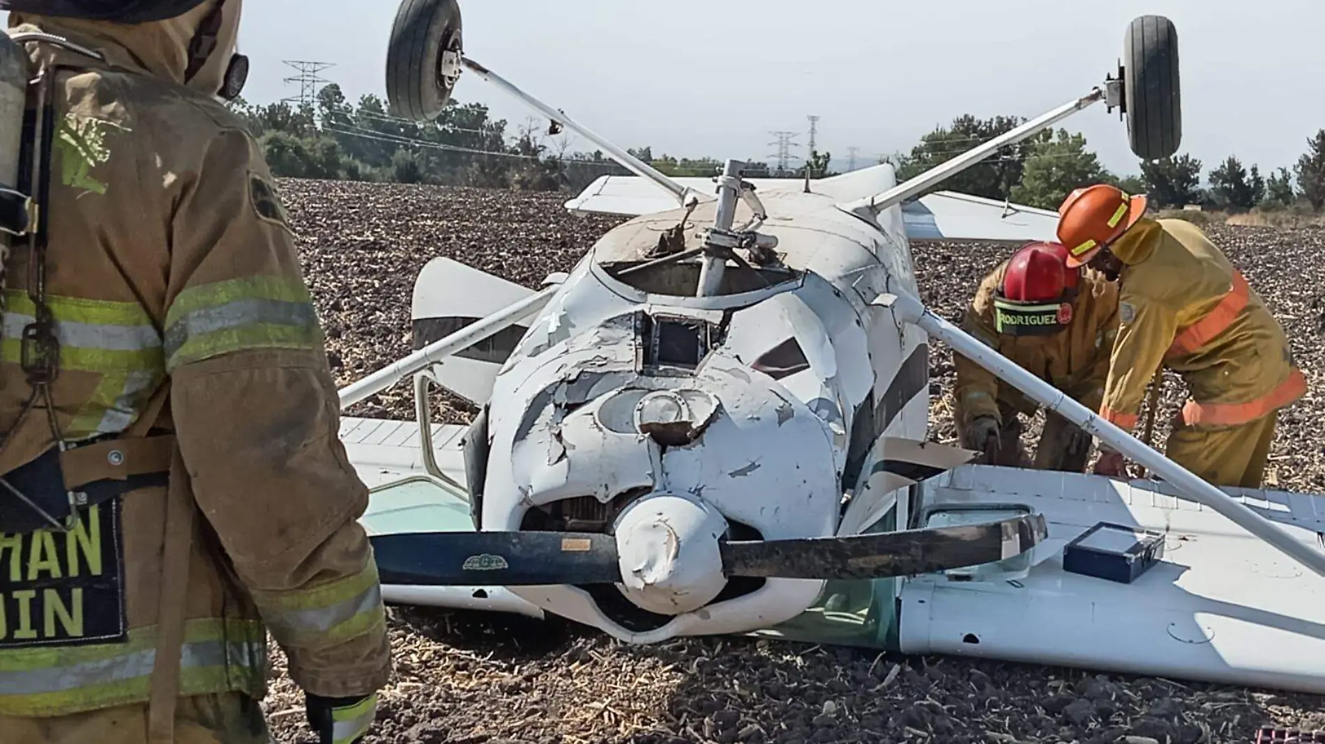 Desplome avioneta Ixtlahuacán de los Membrillos